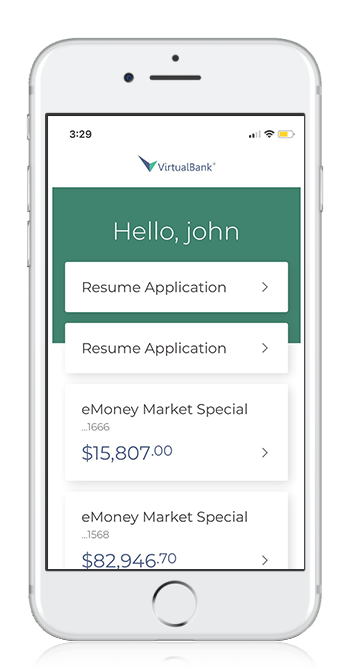 mobile banking app